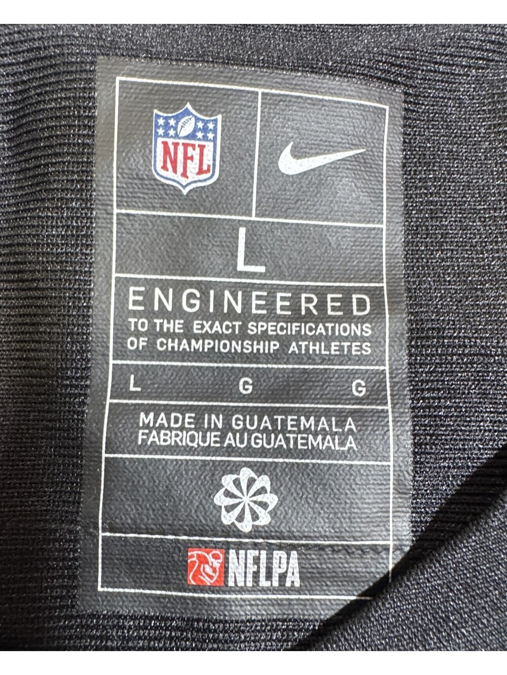 Nike New England Patriots Drake Maye Carbon Black Fashion Jersey Mens L NEW - Picture 6 of 8